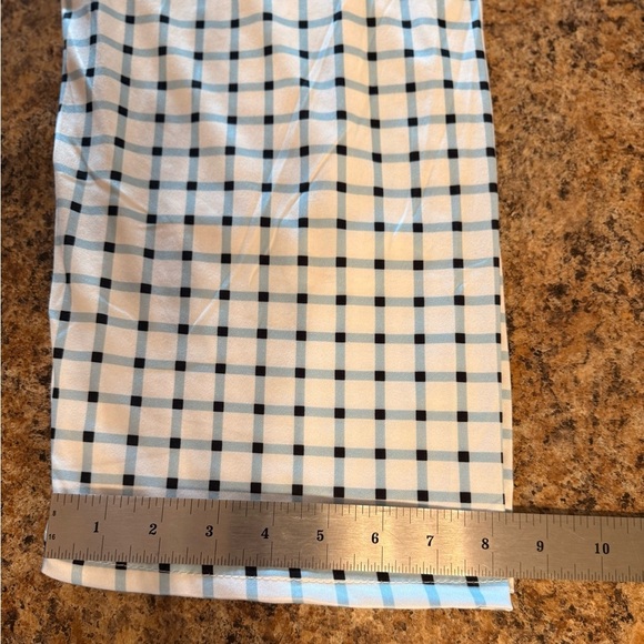 NWOT Unbranded Women’s XL Loose Fit Elastic Waist Bottoms White Black Blue - Picture 9 of 11